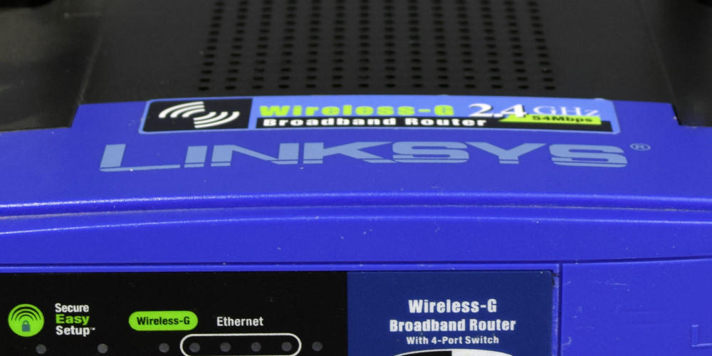 linksys router setup password